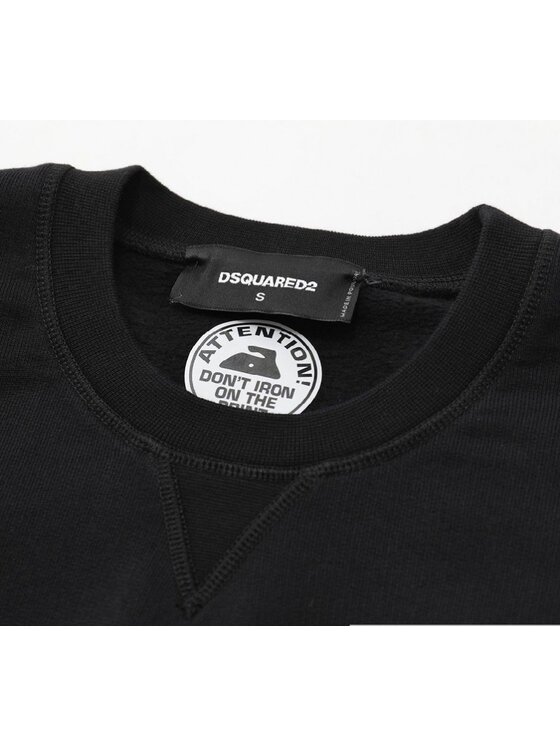 Dsquared2 Dsquared2 Mikina S74GU0399 S25305 Černá Regular Fit