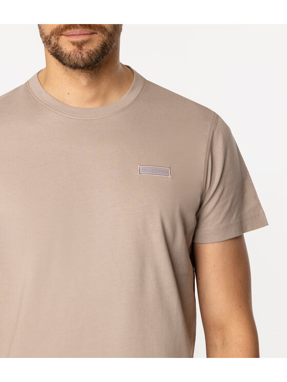 Lee Cooper Lee Cooper T-Shirt SIMPLE 1180 Beżowy Regular Fit