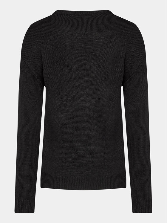 Brave Soul Brave Soul Pullover LKX-230XMASDOG Schwarz Regular Fit