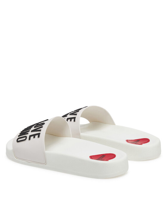LOVE MOSCHINO LOVE MOSCHINO Şlapi JA28052G1MI14100 Alb