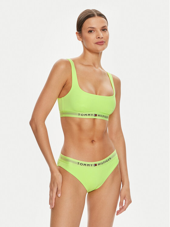 Tommy Hilfiger Tommy Hilfiger Donji dio kupaćeg kostima UW0UW04120 Zelena