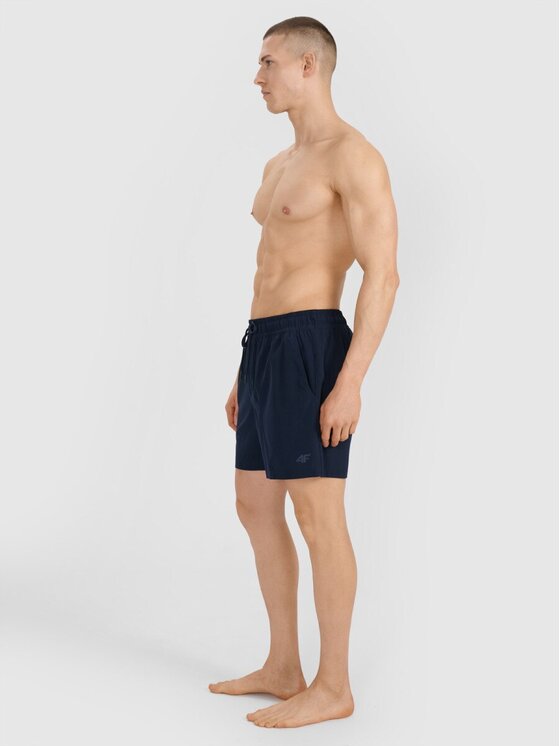 4F 4F Szorty plażowe 4FWSS25UBDSM134-30S Niebieski Regular Fit