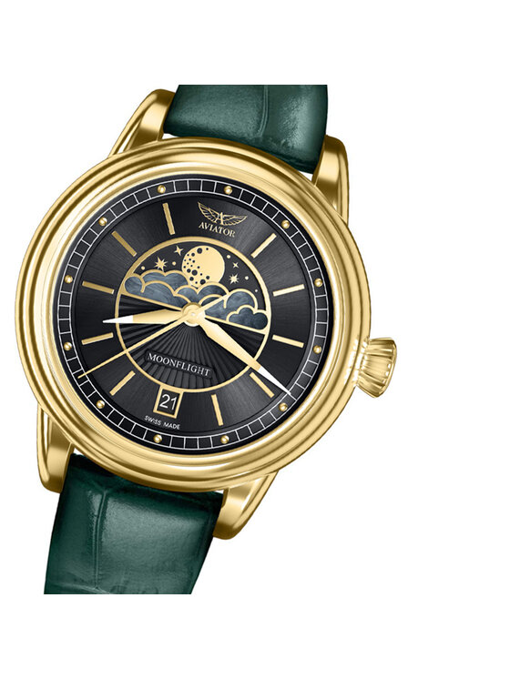 Aviator Aviator Orologio V.1.33.1.344.4GR Verde