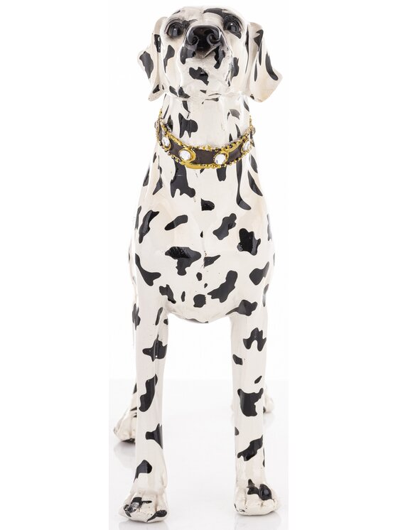 MIAhome MIAhome Figurka Dekoracja psa 29x35x11 cm DALMATIAN Biały