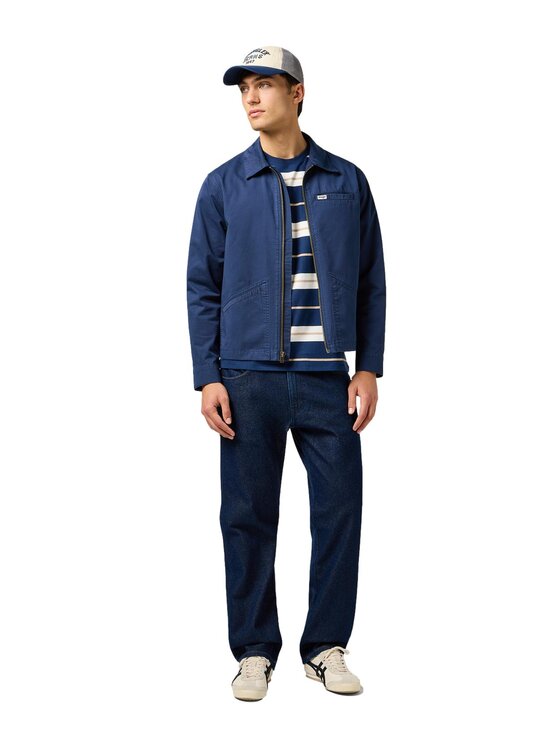 Wrangler Wrangler Kurtka przejściowa 112362653 Granatowy Regular Fit