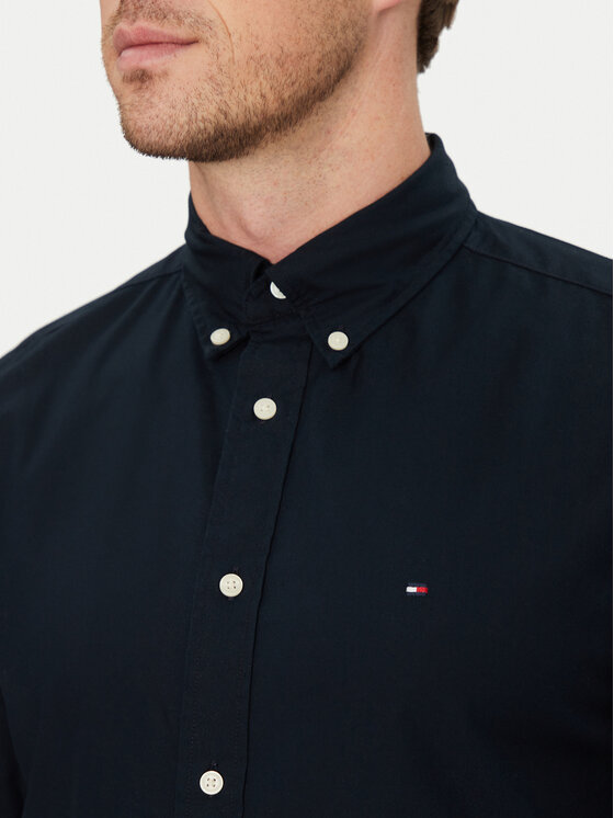 Tommy Hilfiger Tommy Hilfiger Srajca Core Flex MW0MW39988 Mornarsko modra Regular Fit
