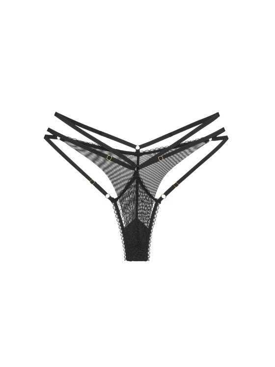 Perilla Perilla Stringi Margot Knicker Czarny