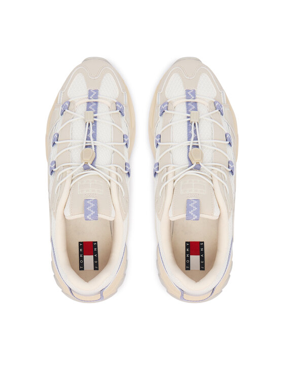 Tommy Jeans Tommy Jeans Sneakersy Tjw Outdoor Runner EN0EN02926 Écru