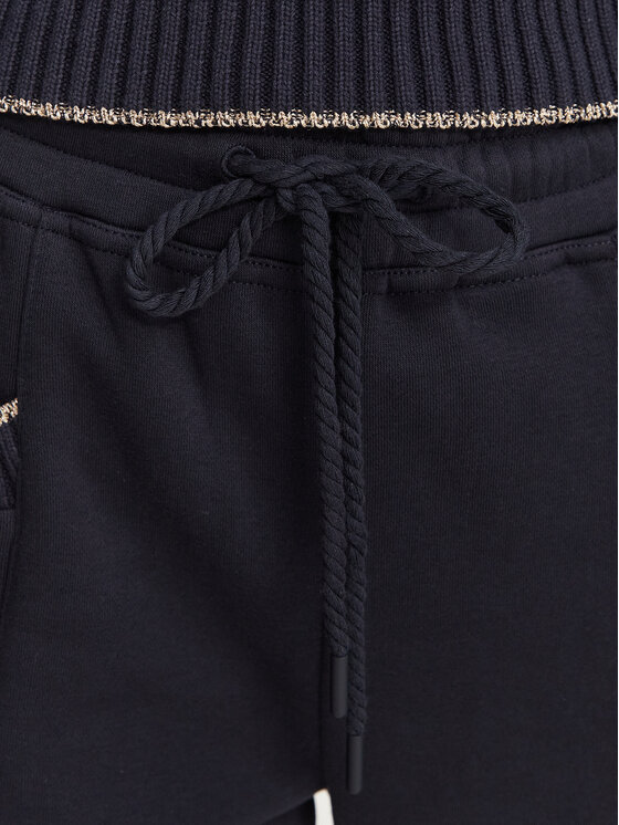 Guess Guess Donji dio trenerke W6YB31 K5319 Tamnoplava Wide Leg