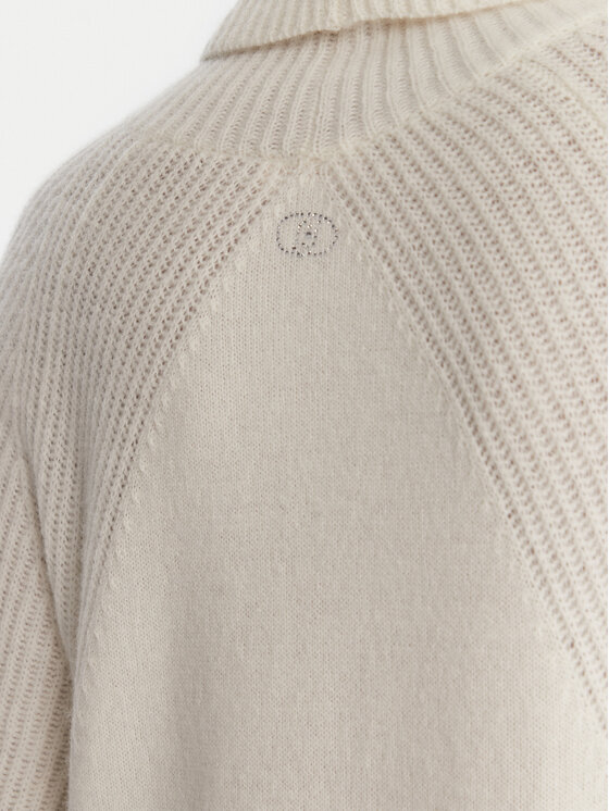 Liu Jo Liu Jo Trikotažinė suknelė MF5063 MS009 Écru Regular Fit