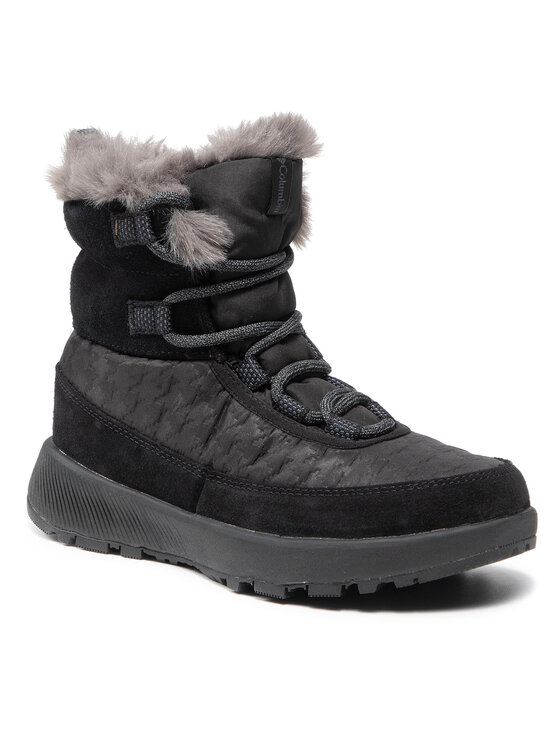 Columbia Columbia Μπότες Χιονιού Slopeside Peak Luxe BL5106 Μαύρο