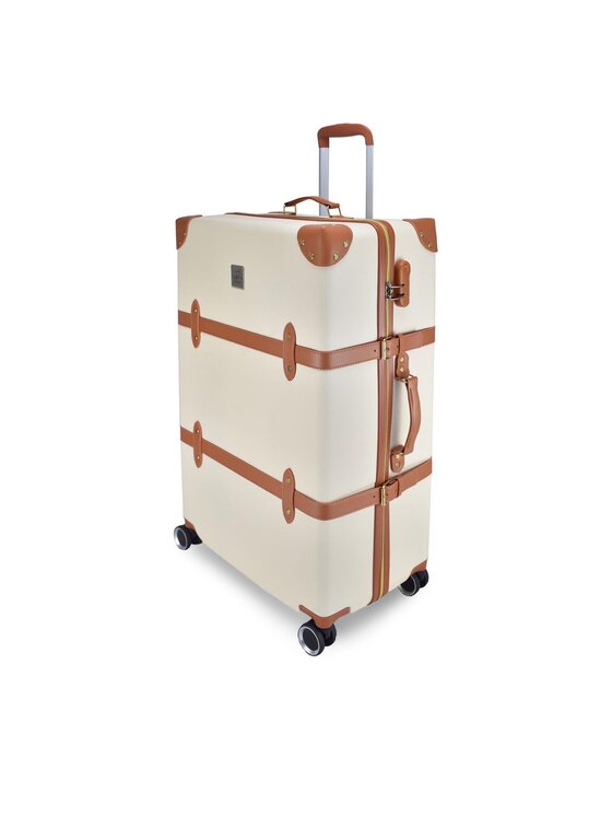 Semi Line Semi Line Valigia grande T5670-4 Bianco