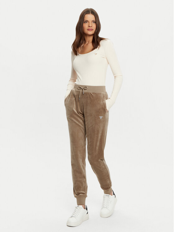 Guess Guess Спортивні штани V3BB27 KBXI2 Коричневий Regular Fit