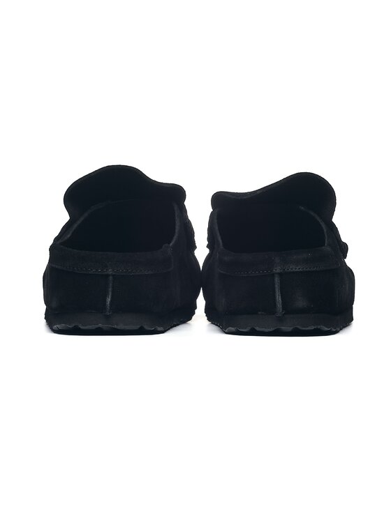 Birkenstock Birkenstock Klapki Naples Wrapped Suede Leather Beżowy