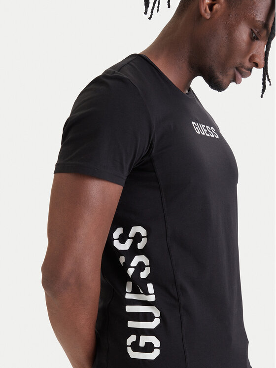 Guess Guess T-Shirt U6GM00 K6YW1 Μαύρο Regular Fit