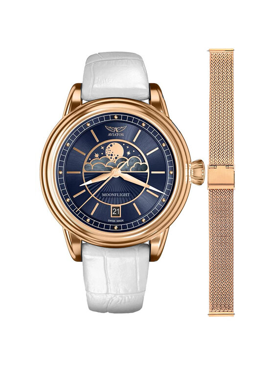Aviator Aviator Orologio V.1.33.2.256.4 WM-SET Oro rosa
