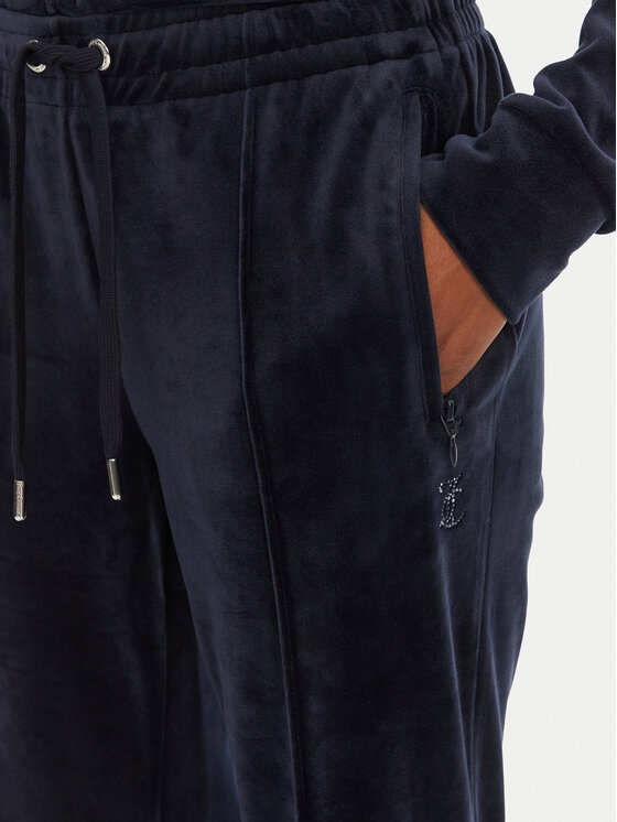 Juicy Couture Juicy Couture Долнище анцуг Tina JCAPW045 Тъмносин Regular Fit