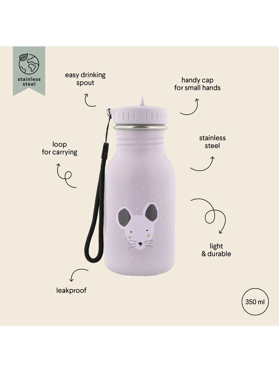 Trixie Baby Trixie Baby Bidon Butelka bidon 350 ml - Mysz Fioletowy