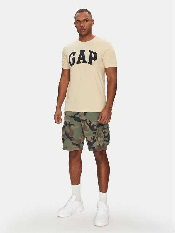 Gap Gap T-Shirt 856659-26 Žlutá Regular Fit