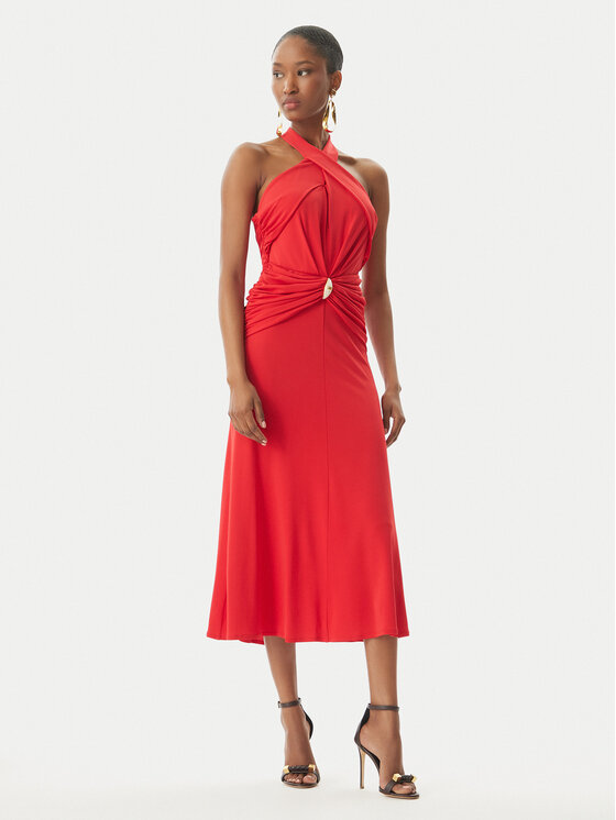 Elisabetta Franchi Elisabetta Franchi Cocktail obleka AB71952E2 CG5 Rdeča Regular Fit