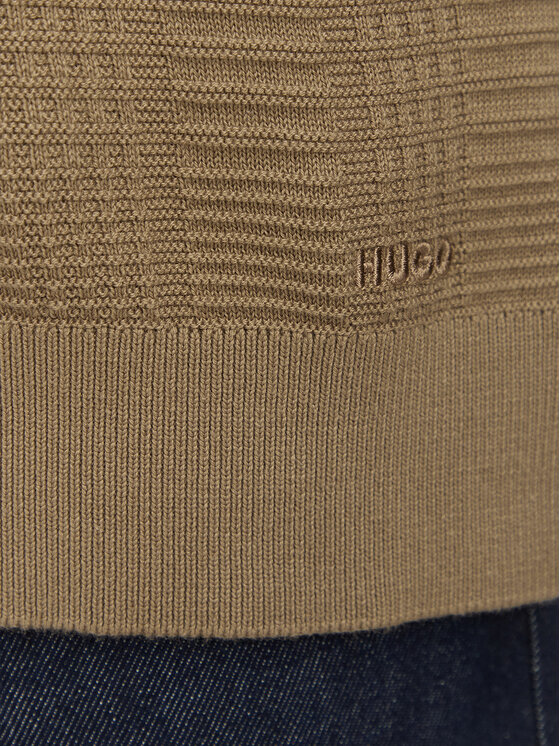 HUGO HUGO Пуловер Simoh 50566762 Кафяв Regular Fit