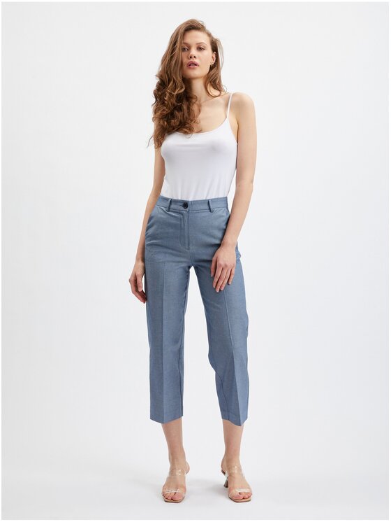 Orsay Orsay Chinosy 390289-526000__46 Niebieski Chino Fit