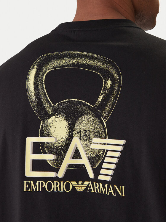 EA7 Emporio Armani EA7 Emporio Armani T-Shirt 7M001402 AF22264 UC001 Černá Regular Fit