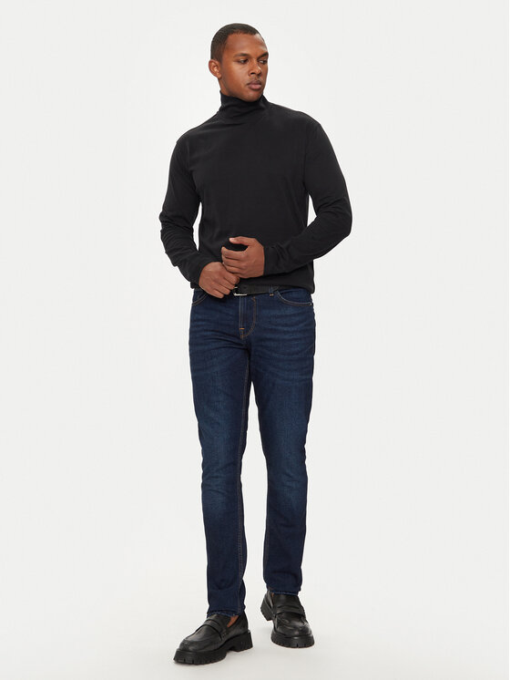 Guess Guess Дънки FINNLEY M4BAS2 D5GN2 Тъмносин Slim Fit