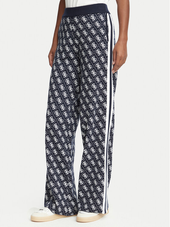 Guess Pletene hlače V6BB01 Z1483 Tamnoplava Regular Fit
