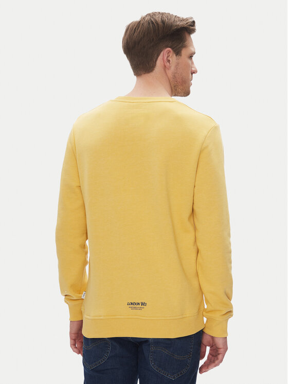 Pepe Jeans Pepe Jeans Bluza Damian PM582754 Żółty Regular Fit