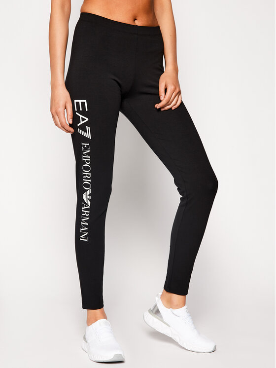 EA7 Emporio Armani Leggings 8NTP63 TJ01Z 0203 Crna Slim Fit