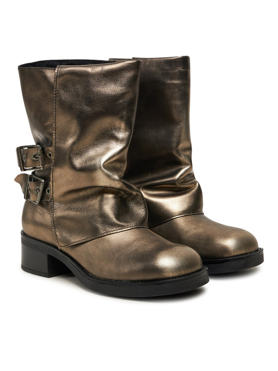 Steve Madden Steve Madden Botki Bonfire SM11003415 Złoty