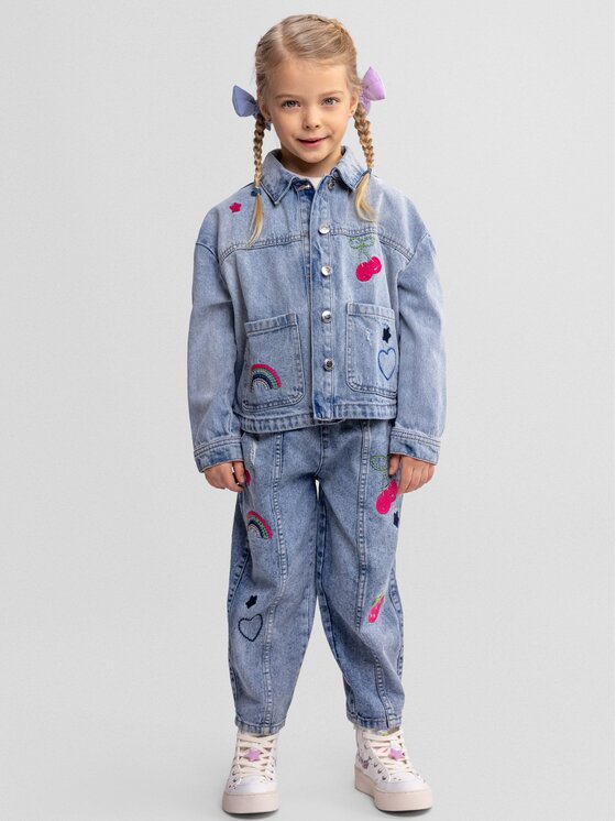 minoti minoti Jeansy 30JEAN100 Granatowy Relaxed Fit