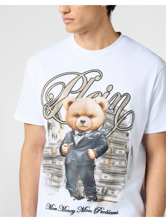 PHILIPP PLEIN PHILIPP PLEIN T-Shirt 29886 Bílá Regular Fit