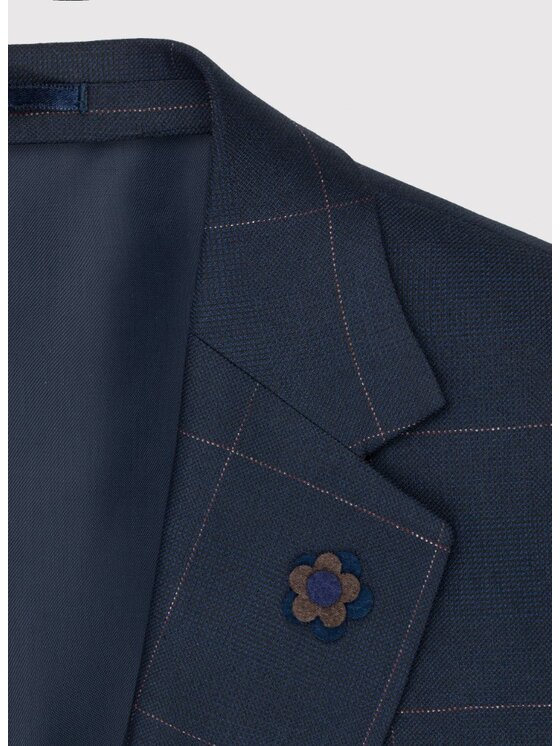 Pako Lorente Pako Lorente Garnitur P22WF-4G-001 Granatowy Slim Fit