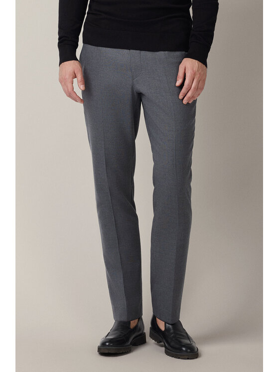Lancerto Lancerto Spodnie materiałowe Artemio SP073225000010 Szary Slim Fit