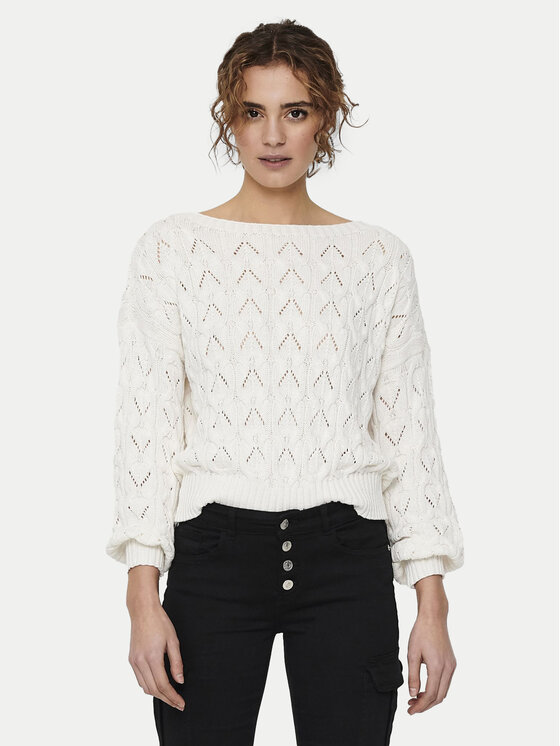Pullover ONLY, Größe S Weiß Brynn 15222853