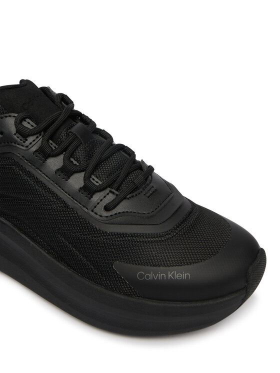Calvin Klein Calvin Klein Sneakersy Chunky Runner Laceup Hf Blst Ny HW0HW03111 Čierna
