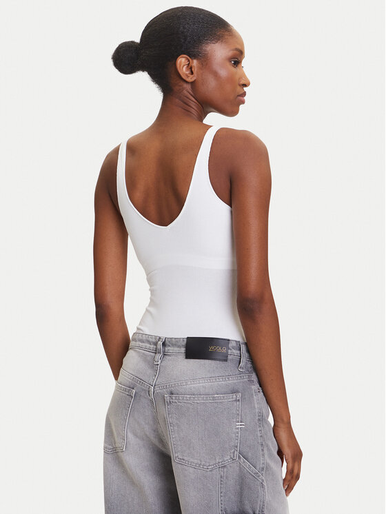 Hunkemöller Hunkemöller Body 302039 Biały Slim Fit