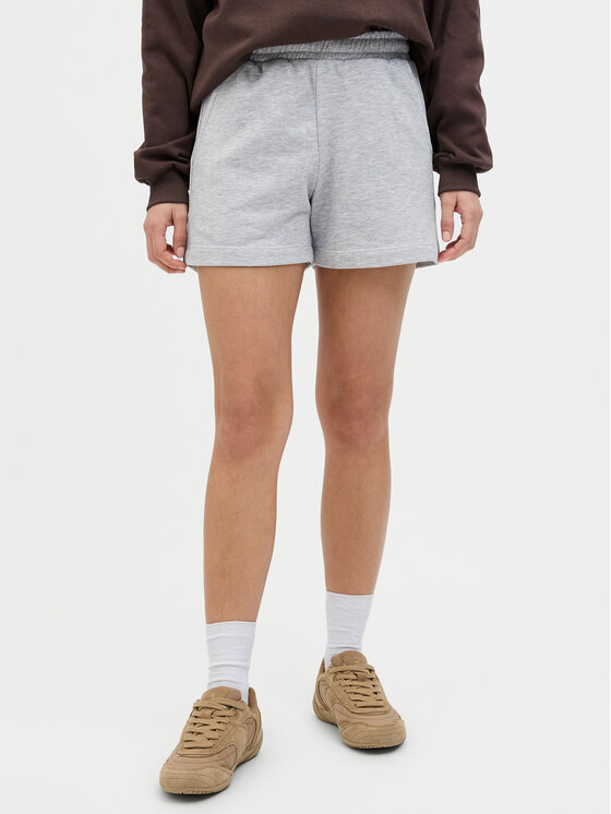 JJXX Športové kraťasy Alfa 12231608 Sivá Regular Fit