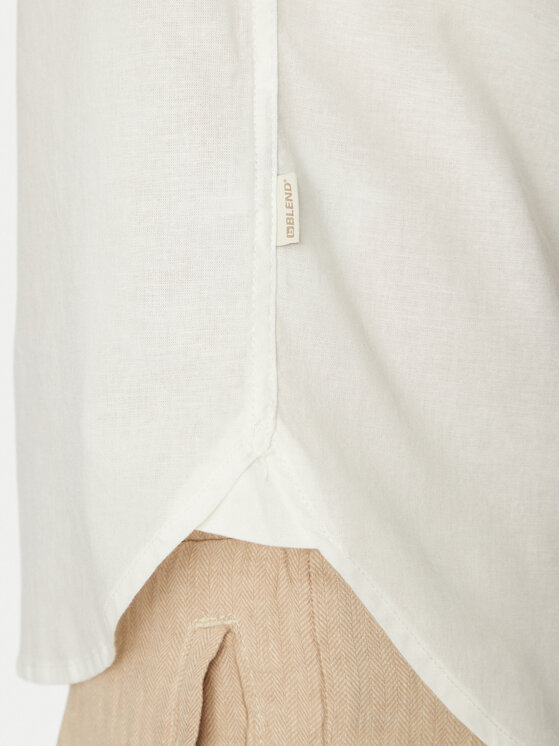Blend Blend Camicia 20718400 Bianco Regular Fit