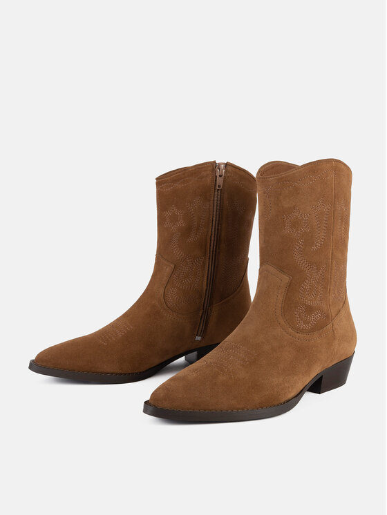 L37 L37 Botki WILD WEST WALKERS Brązowy