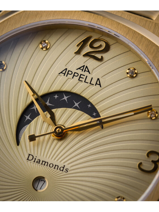 Appella Appella Zegarek L32006.1171QD Złoty