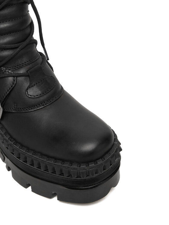 NEW ROCK NEW ROCK Schnürschuhe M-WALL373-S15 Schwarz