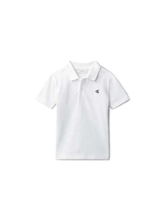 Calvin Klein Jeans Calvin Klein Jeans Polo LVCKSJB29B Biały Regular Fit