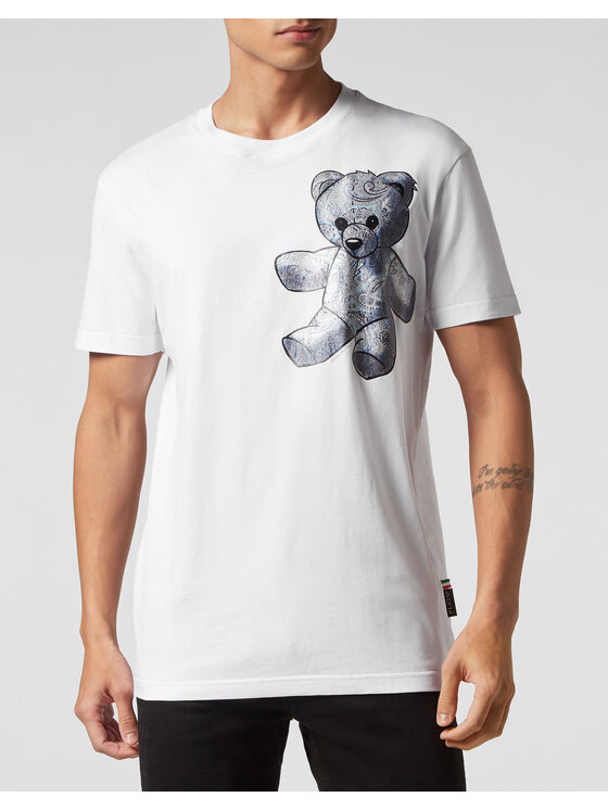 PHILIPP PLEIN PHILIPP PLEIN T-shirt 721 Bianco Regular Fit