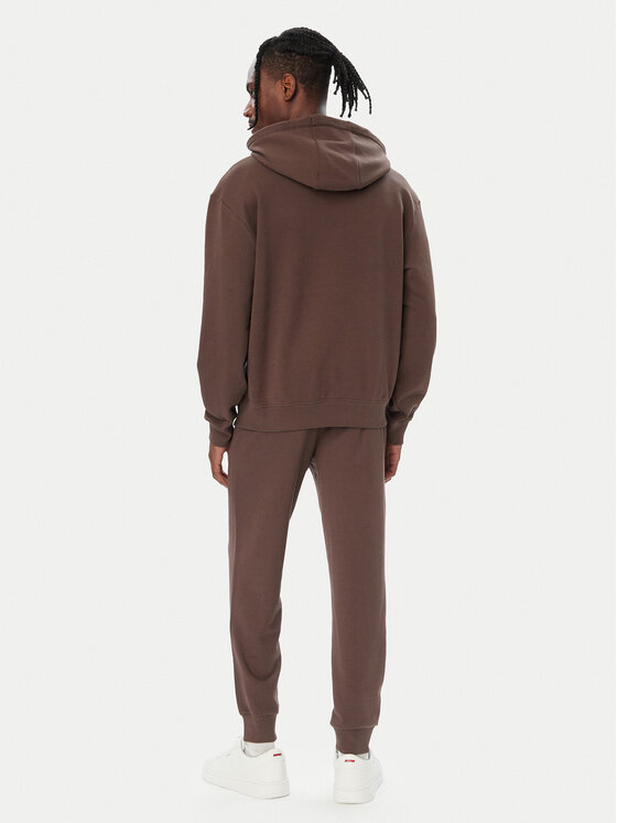 HUGO HUGO Spordidressid DapoDayote 50492581 Tumepruun Relaxed Fit