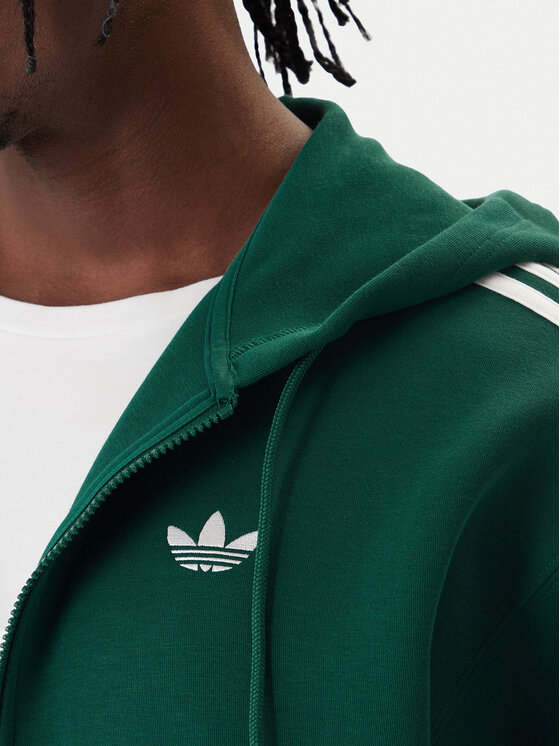 adidas adidas Bluza adicolor Spacer KD4085 Zielony Loose Fit