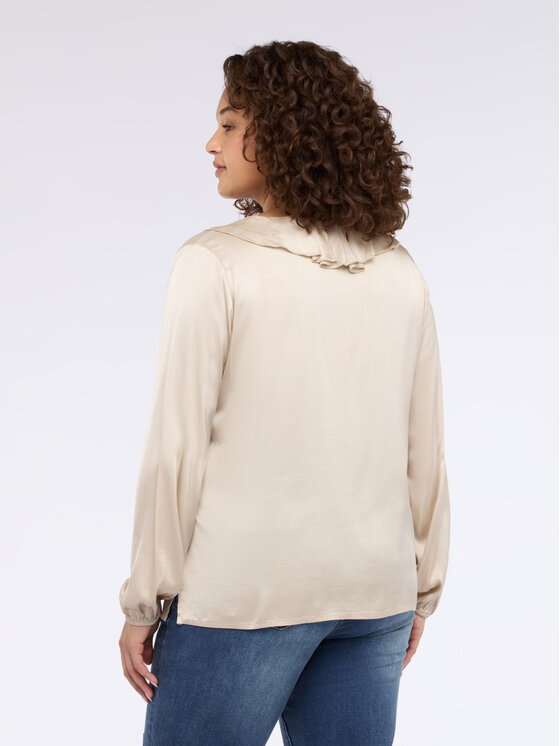 Fiorella Rubino Fiorella Rubino Blusa 2071T002456N002 Écru Regular Fit