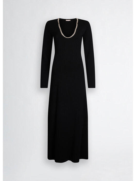 Liu Jo Liu Jo Vestito da giorno WA5039MS55N22222 Nero Regular Fit